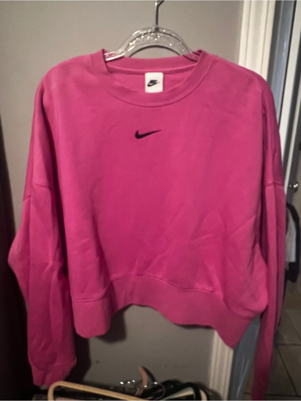 Nike Women’s Pink Crewneck Sweatshirt